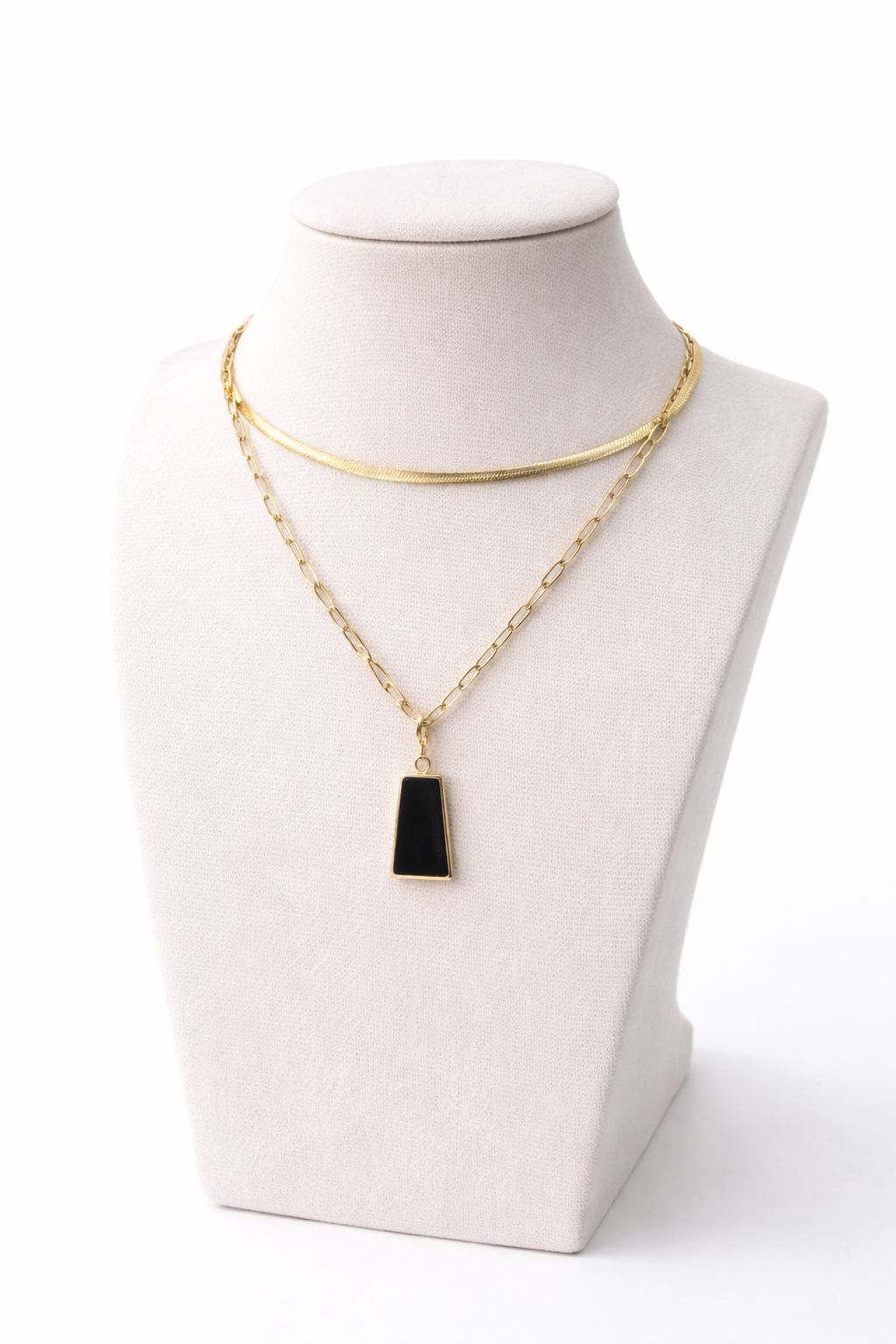 two-tone layered chain