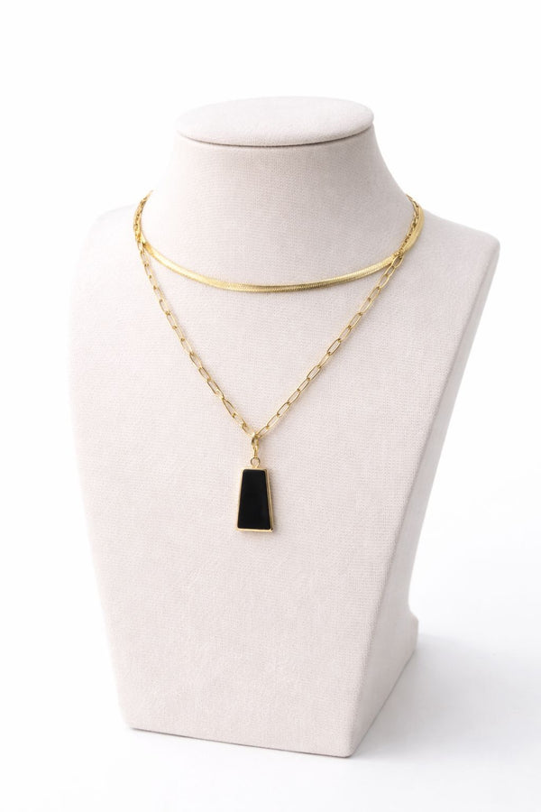 two-tone layered chain